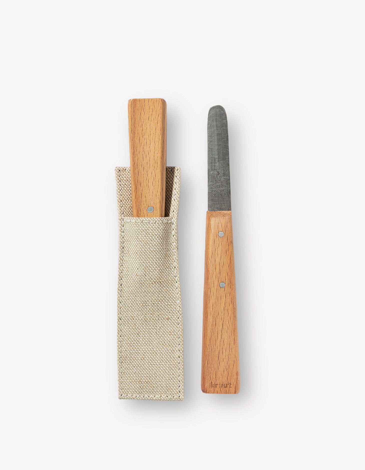 Kräutermesser mit Leinenhülle