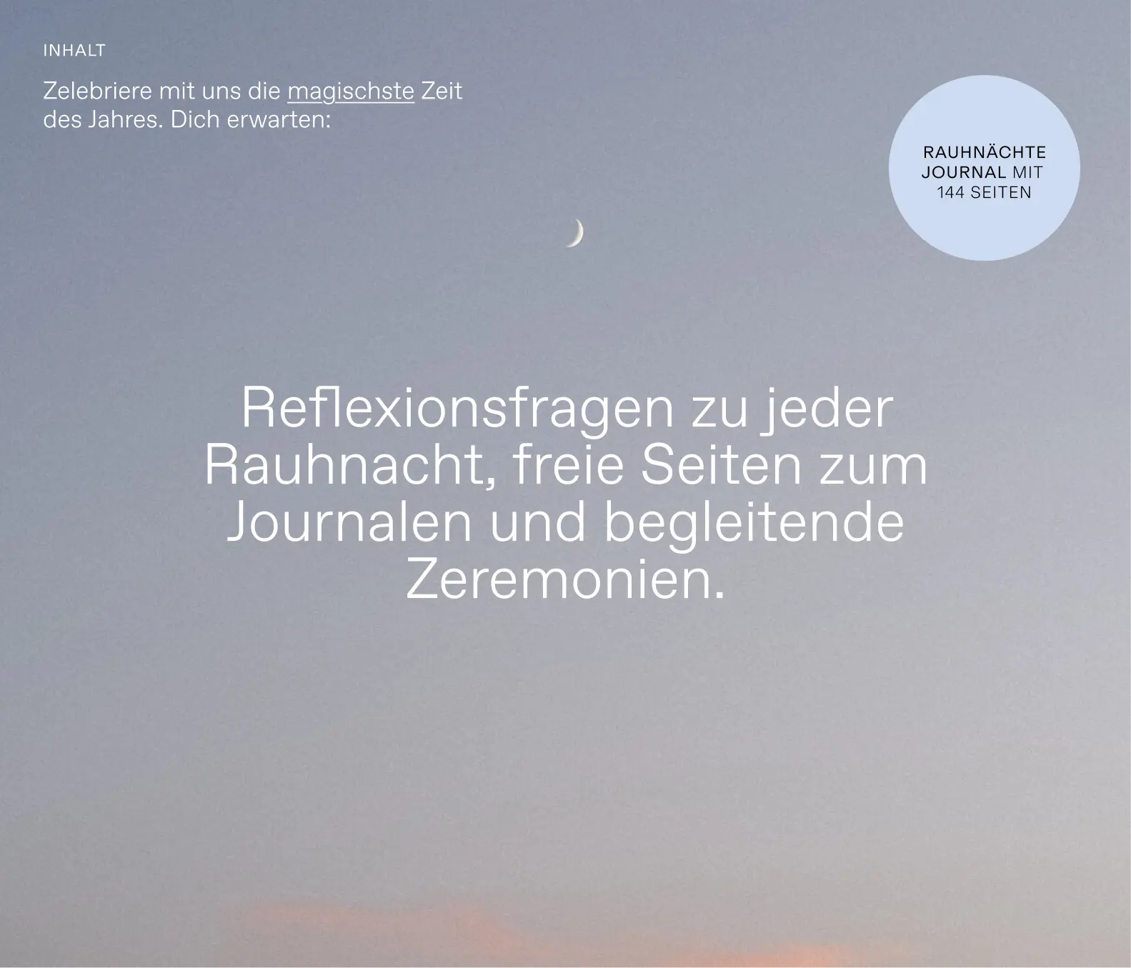 Rauhnächte-Journal